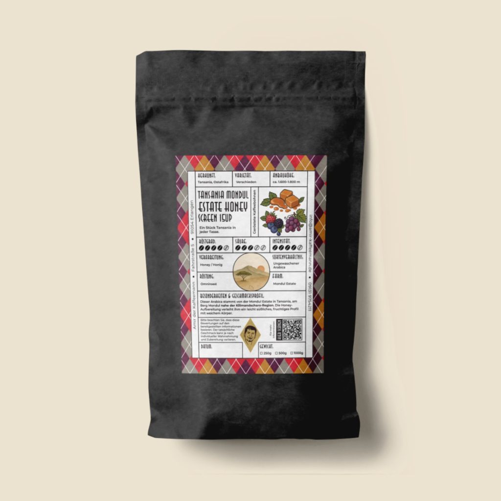 Tansania Mondul Estate Honey